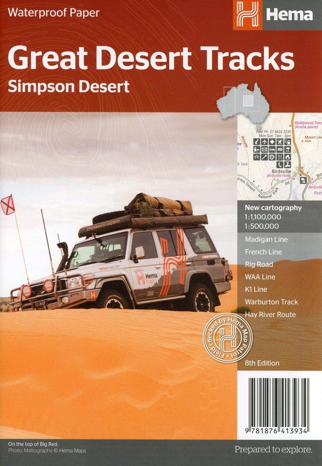 Simpson Desert Hema Map