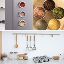 Load image into Gallery viewer, Set of 12 Stainless Steel Spice Jars Organizer
