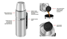 Load image into Gallery viewer, Thermos Stainless King Vacuum Insulated Flask, 1.2L
