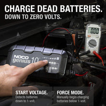 Load image into Gallery viewer, NOCO New Genius GENIUS10 | 6V/12V 10-Amp | Battery Charger + Maintainer + Repair Supply Mode
