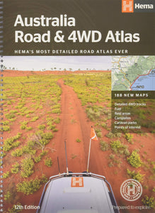 Australia Road and 4WD atlas spiral
