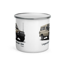Load image into Gallery viewer, Toyota Land Cruiser Troopy | Toyota Land Cruiser 70 Series Enamel Mug
