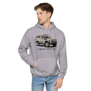 Toyota Land Cruiser Troopy | Toyota Land Cruiser 70 Series Unisex fleece hoodie