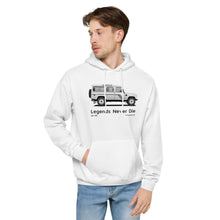 Load image into Gallery viewer, Land Rover Defender 110 TDi - Unisex fleece hoodie
