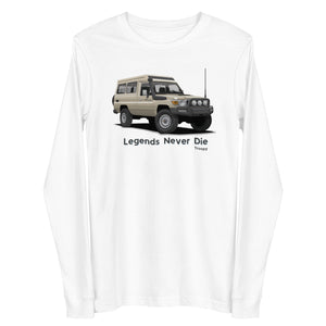 Toyota Land Cruiser Troopy | Toyota Land Cruiser 70 Series Unisex Long Sleeve Tee