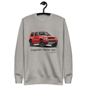 Mitsubishi Pajero Evolution 4x4 | Mitsubishi Pajero | Mitsubishi Unisex Premium Sweatshirt