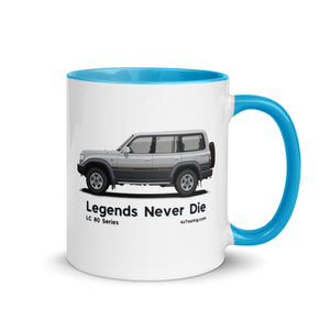 Toyota Land Cruiser 80 Series - Mug with Color Inside