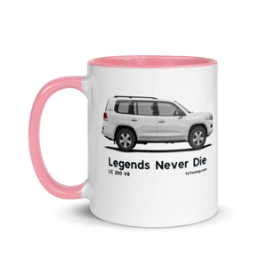 Toyota Land Cruiser 100 Series - Mug with Color Inside