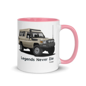 Toyota Land Cruiser Troopy | Toyota Land Cruiser 70 Series Mug with Color Inside