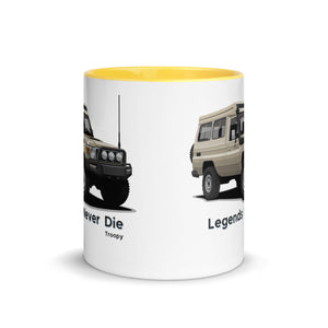 Toyota Land Cruiser Troopy | Toyota Land Cruiser 70 Series Mug with Color Inside